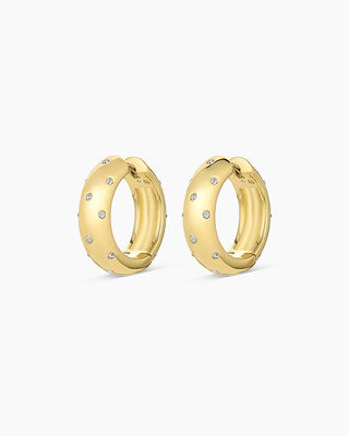 Noel Shimmer Hoops Gold