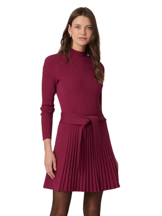 Tara Dress- Burgundy