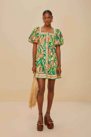 Heli Leaves Pearl Mini Dress