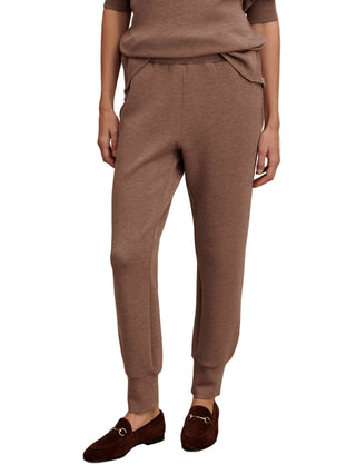 the slim cuff pant 27.5- deep taupe marl fleck