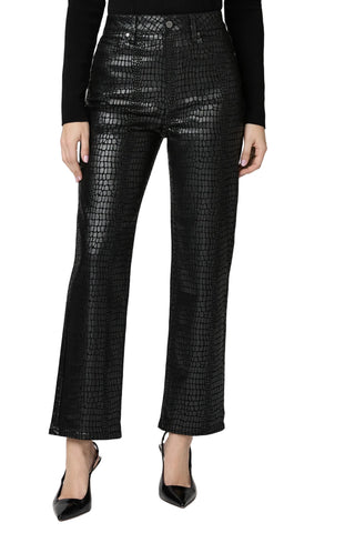 Stevie Ankle - Black Fog Croc Coating