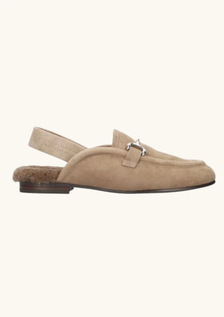 Taupe Ash Slingback Loafer