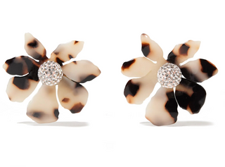Wallflower Button Earring