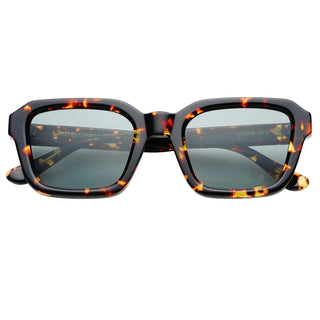 Tortoise Hudson Acetate Rectangular Sunglasses