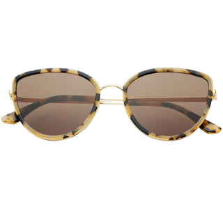 Luna Acetate Womens Cat Eye Sunglasses Milky Tortoise