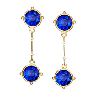 Coupe Swing Earrings Blue 1899AB