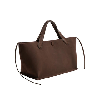 Chocolate Jill Suede Recycled Vegan Tote Bag