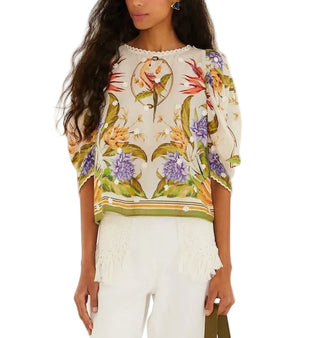 Tropical Sand Blouse