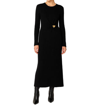Hjarta Midi Dress- Black