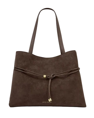 Lori Tote Bag Bitter 2 Chocolate Suedette