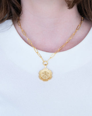 Cabbageware Paperclip Necklace - Gold