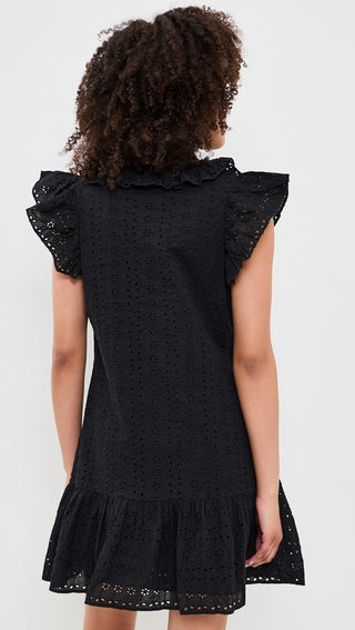 Essie Dress- Black Ikat