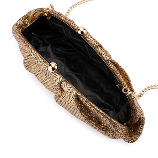 Rita Woven Clutch