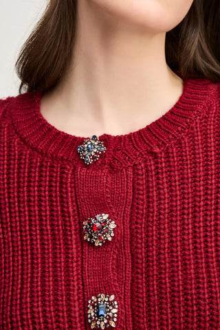 Rita Baroque Embellished Cardigan