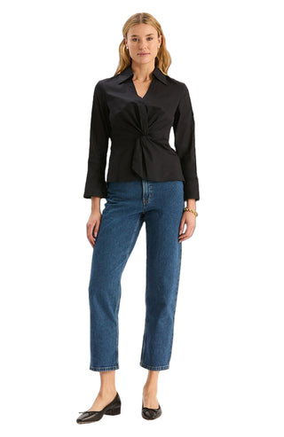 Paige Twist Front Top- Black